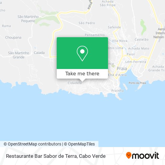 Restaurante Bar Sabor de Terra mapa
