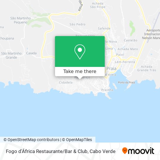 Fogo d'África Restaurante / Bar & Club map