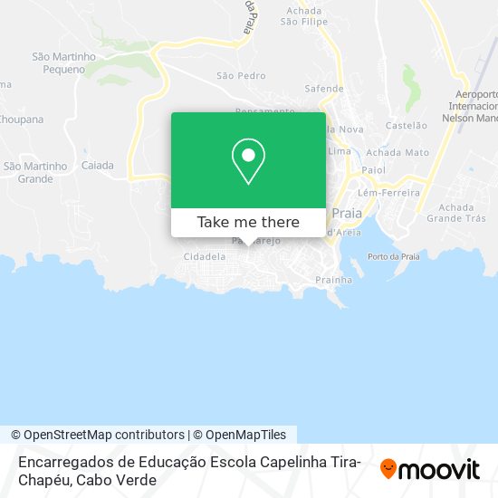 Encarregados de Educação Escola Capelinha Tira-Chapéu mapa