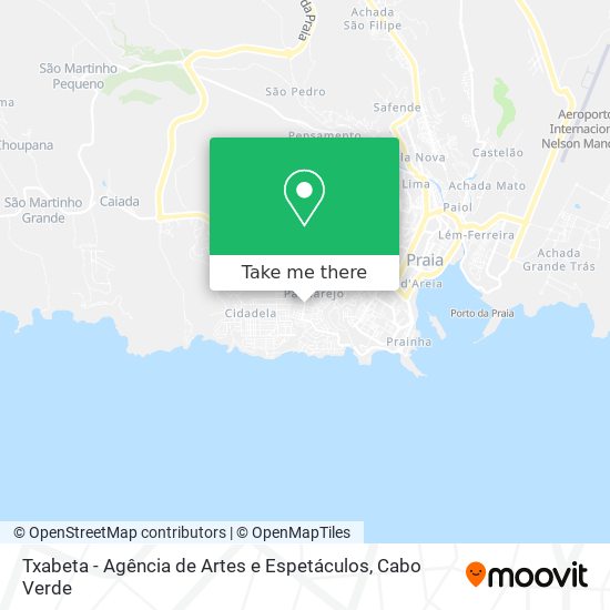 Txabeta - Agência de Artes e Espetáculos map