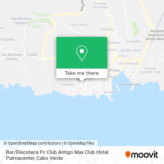 Bar / Discoteca Pc Club Antigo Max Club Hotel Palmacenter mapa