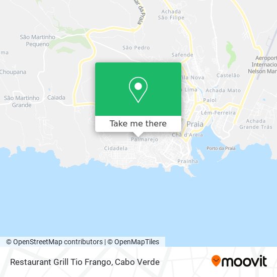 Restaurant Grill Tio Frango mapa