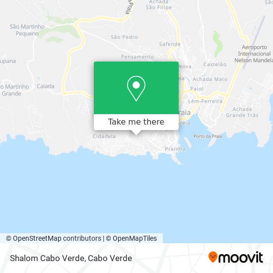 Shalom Cabo Verde map