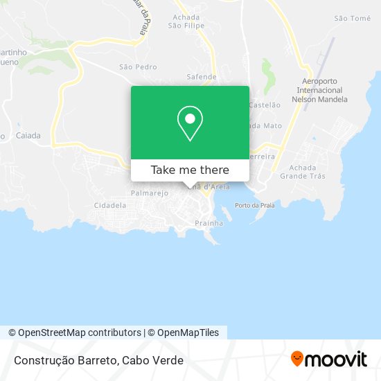 Construção Barreto map