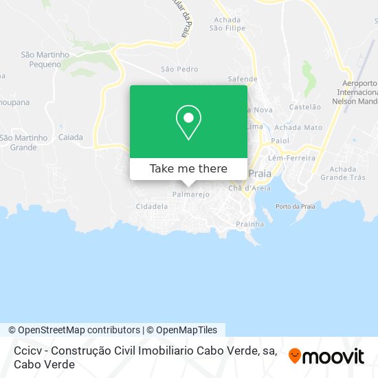 Ccicv - Construção Civil Imobiliario Cabo Verde, sa map
