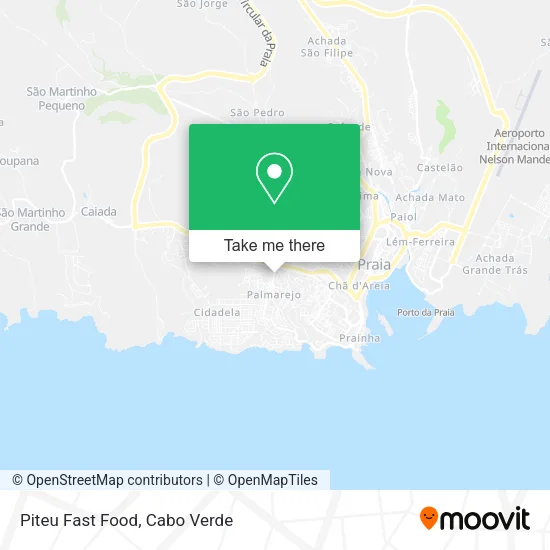Piteu Fast Food map