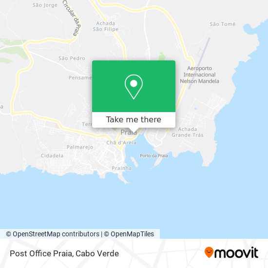 Post Office Praia map