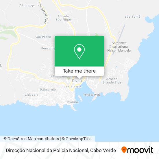 Direcção Nacional da Polícia Nacional mapa