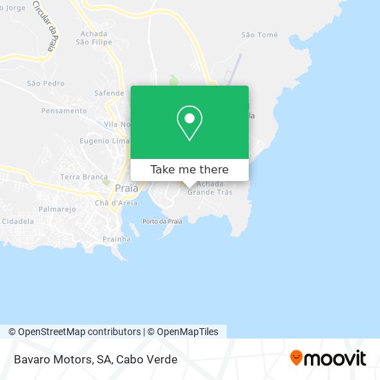 Bavaro Motors, SA mapa