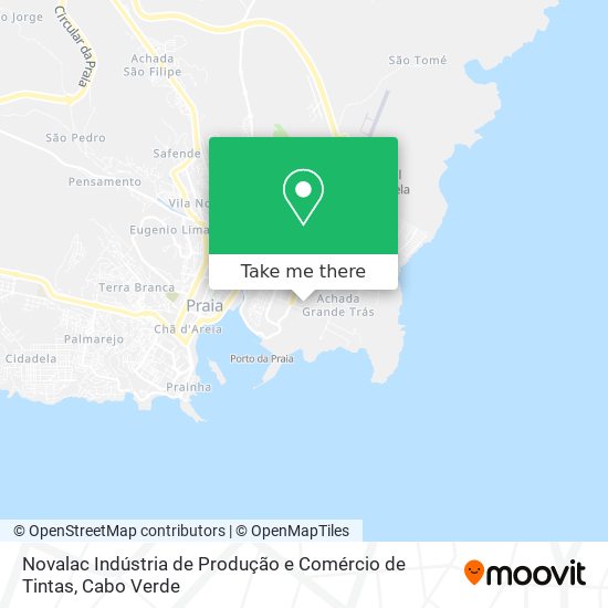 Novalac Indústria de Produção e Comércio de Tintas mapa
