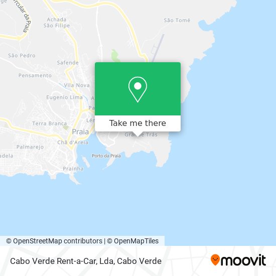 Cabo Verde Rent-a-Car, Lda mapa