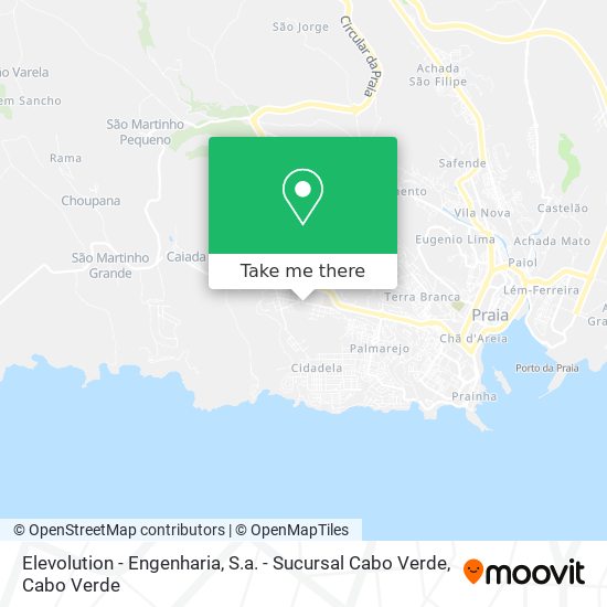 Elevolution - Engenharia, S.a. - Sucursal Cabo Verde map