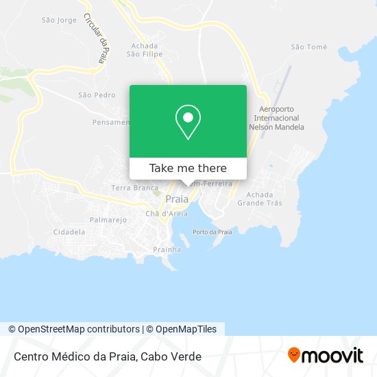 Centro Médico da Praia map