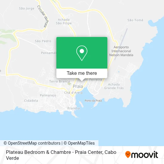 Plateau Bedroom & Chambre - Praia Center map