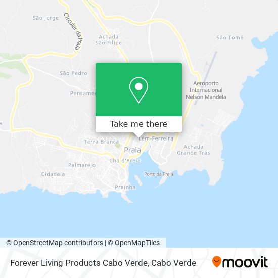 Forever Living Products Cabo Verde mapa