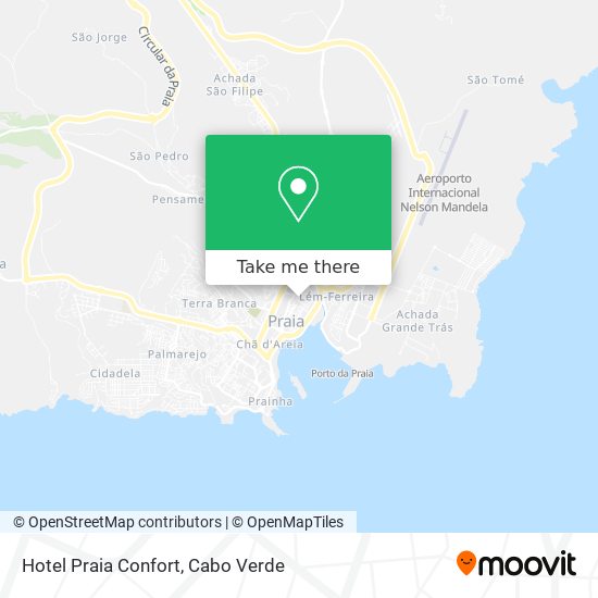 Hotel Praia Confort mapa