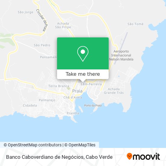 Banco Caboverdiano de Negócios mapa