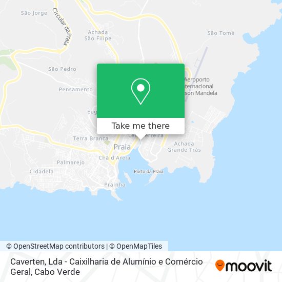 Caverten, Lda - Caixilharia de Alumínio e Comércio Geral mapa