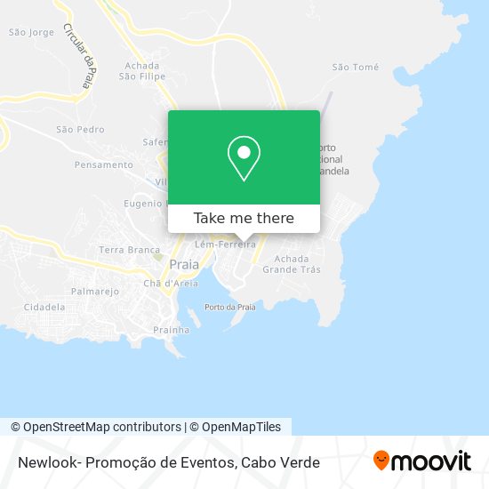 Newlook- Promoção de Eventos mapa