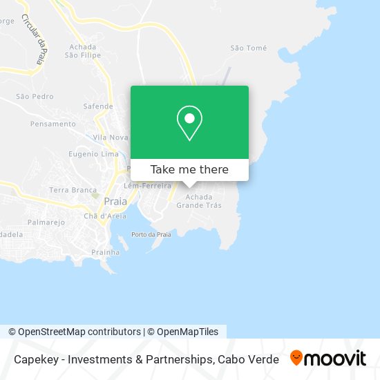 Capekey - Investments & Partnerships map