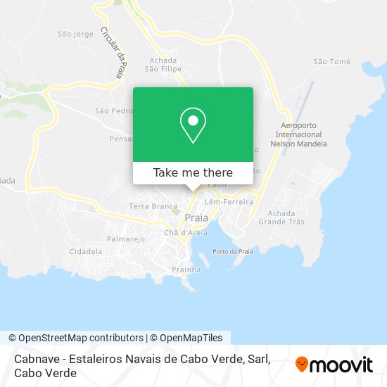 Cabnave - Estaleiros Navais de Cabo Verde, Sarl mapa