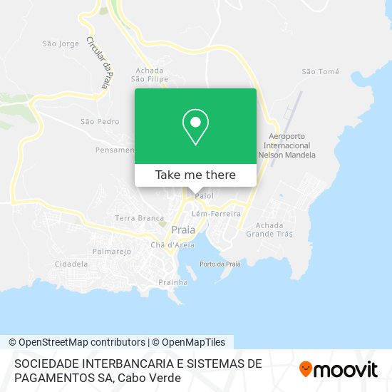 SOCIEDADE INTERBANCARIA E SISTEMAS DE PAGAMENTOS SA map