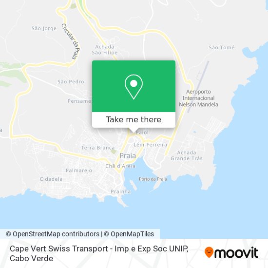 Cape Vert Swiss Transport - Imp e Exp Soc UNIP plan