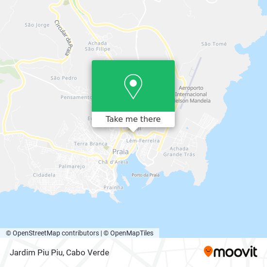 Jardim Piu Piu mapa