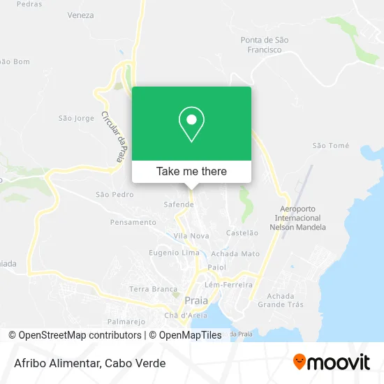 Afribo Alimentar map