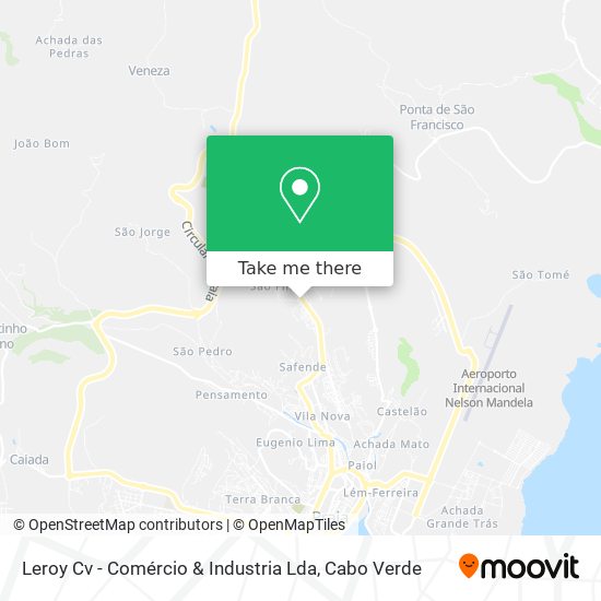 Leroy Cv - Comércio & Industria Lda map