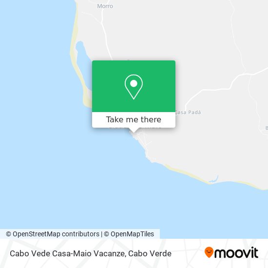 Cabo Vede Casa-Maio Vacanze map