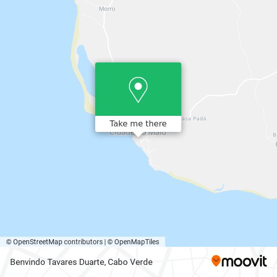 Benvindo Tavares Duarte map