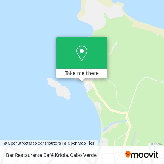 Bar Restaurante Café Kriola map