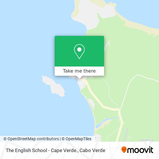 The English School - Cape Verde. mapa