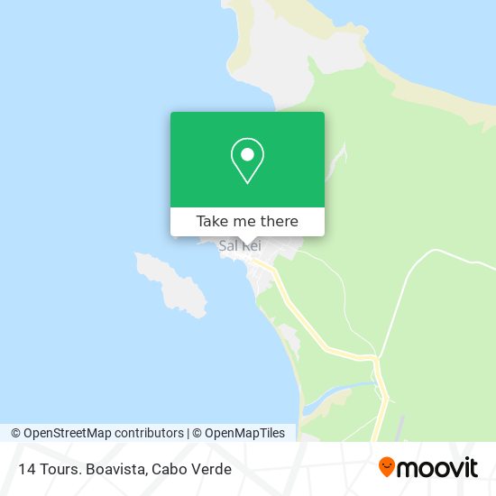 14 Tours. Boavista map