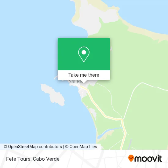 Fefe Tours map