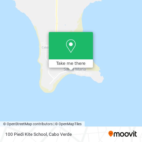 100 Piedi Kite School map