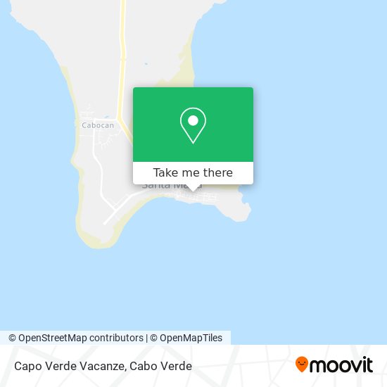 Capo Verde Vacanze mapa