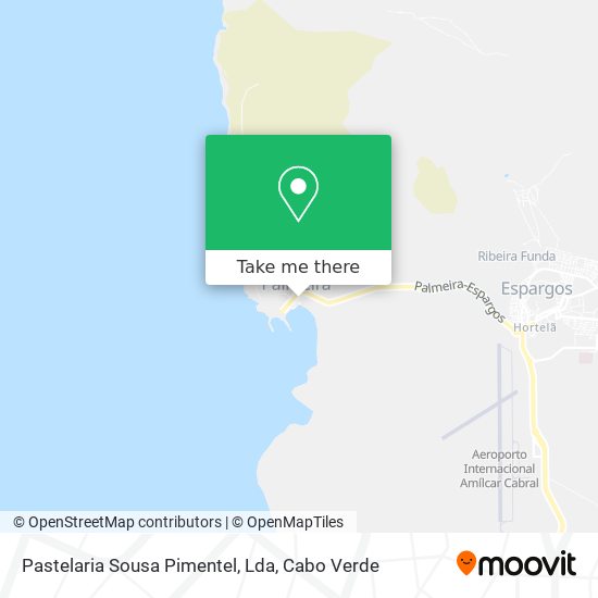 Pastelaria Sousa Pimentel, Lda mapa