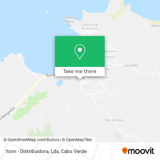 Itom - Distribuidora, Lda mapa
