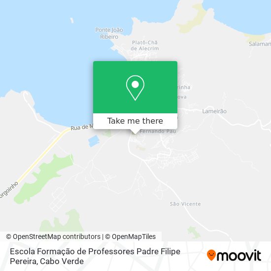 Escola Formação de Professores Padre Filipe Pereira map