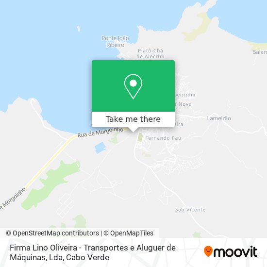 Firma Lino Oliveira - Transportes e Aluguer de Máquinas, Lda map