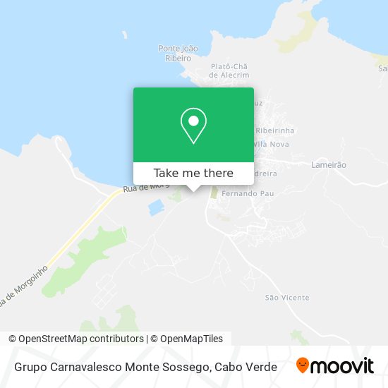 Grupo Carnavalesco Monte Sossego mapa