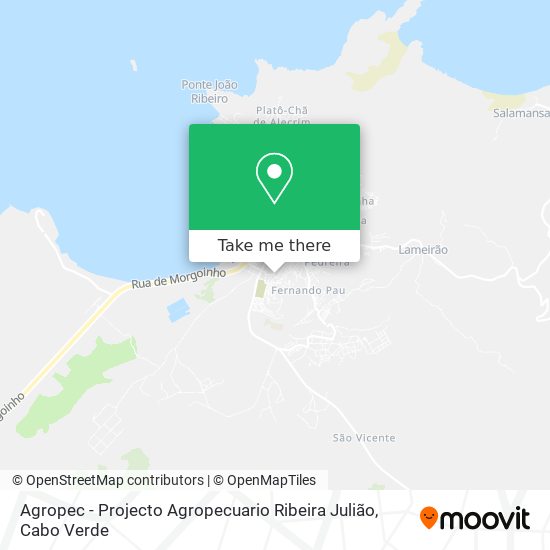 Agropec - Projecto Agropecuario Ribeira Julião mapa