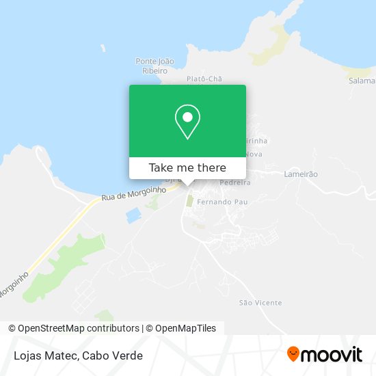 Lojas Matec map