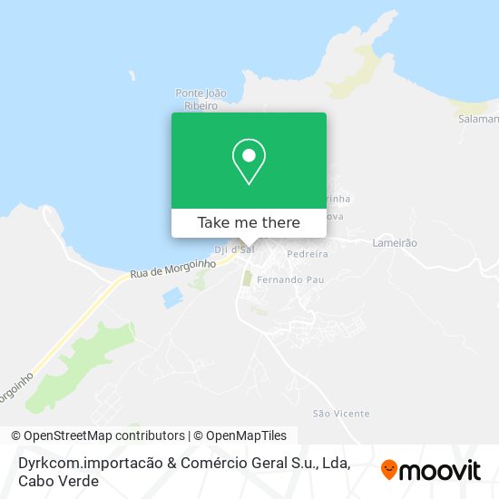 Dyrkcom.importacão & Comércio Geral S.u., Lda mapa