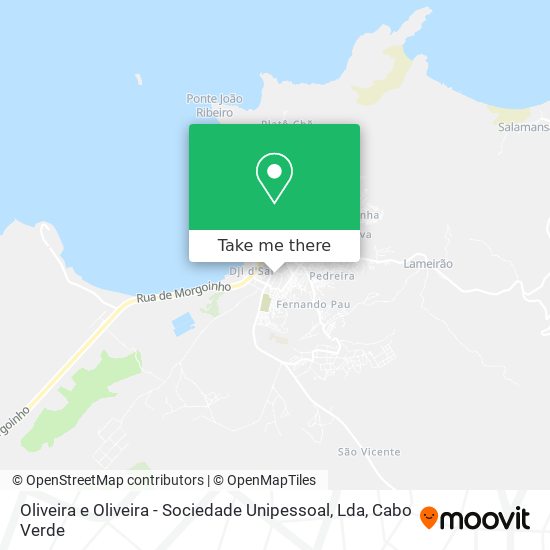 Oliveira e Oliveira - Sociedade Unipessoal, Lda mapa