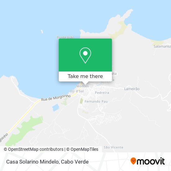 Casa Solarino Mindelo mapa