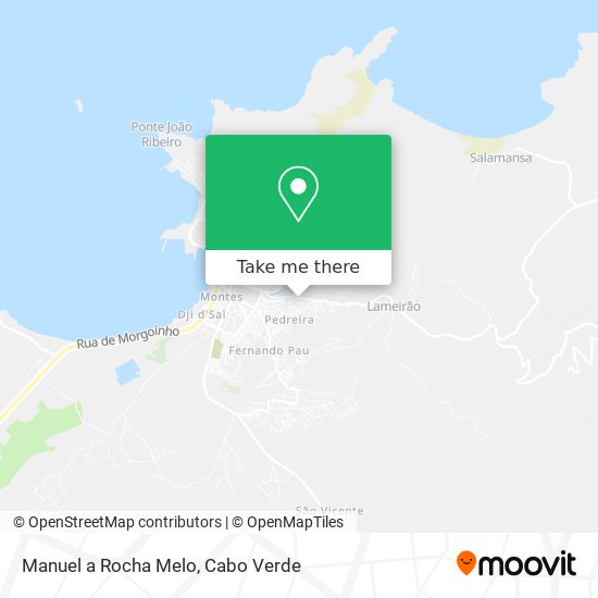 Manuel a Rocha Melo mapa