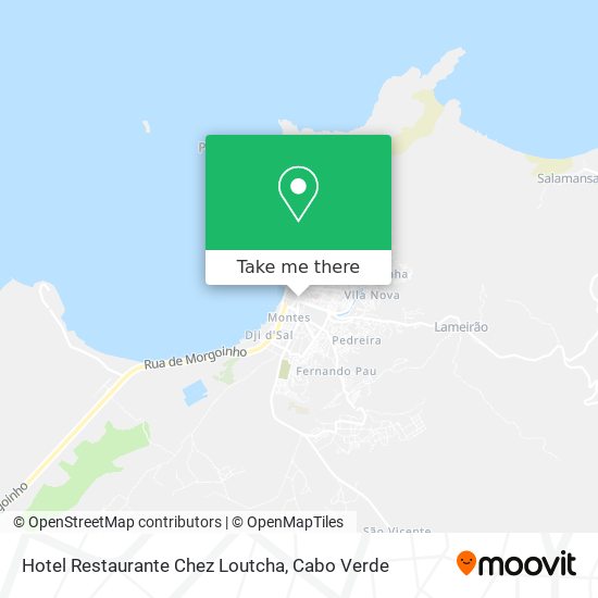Hotel Restaurante Chez Loutcha mapa